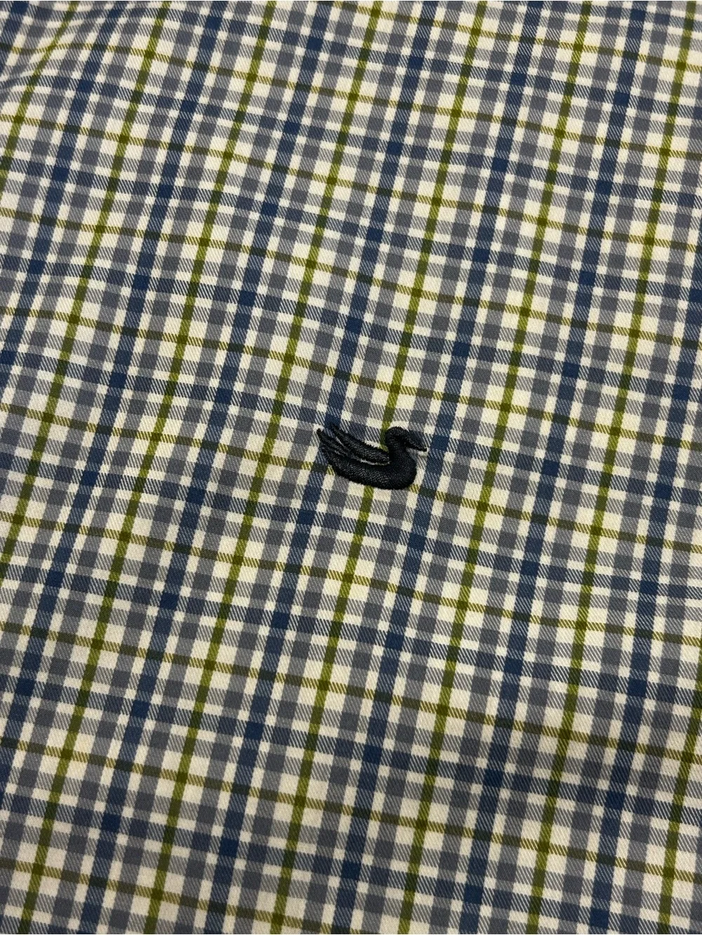 Southern Marsh Performance Shirt Men XL Blue Green Plaid Long Sleeve Button Down